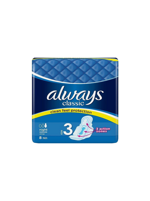 ALWAYS Classic Night Maandverband - 8 pads