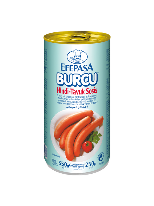 EFEPASA Burcu Hindi-Tavuk Sosis - 550 g