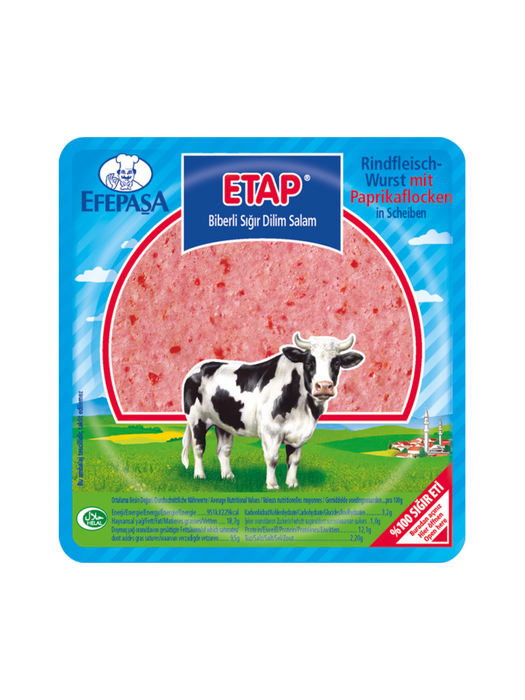 EFEPASA Etap Biberli Siğir Dilim Salam - 200 g