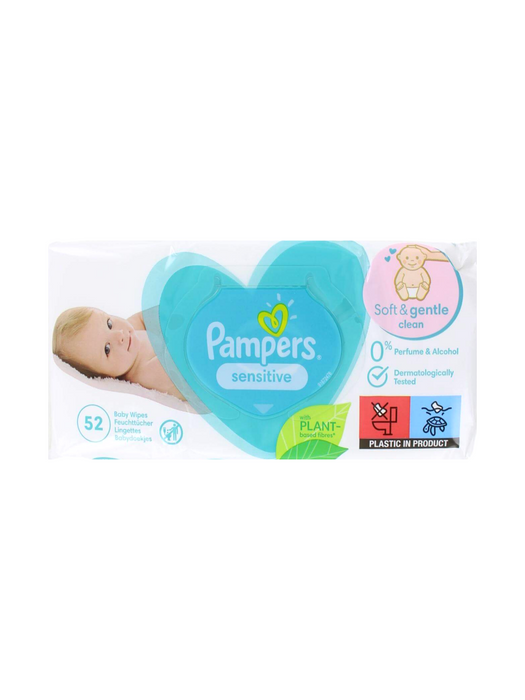 PAMPERS Babydoekjes Sensitive - 52 stuks