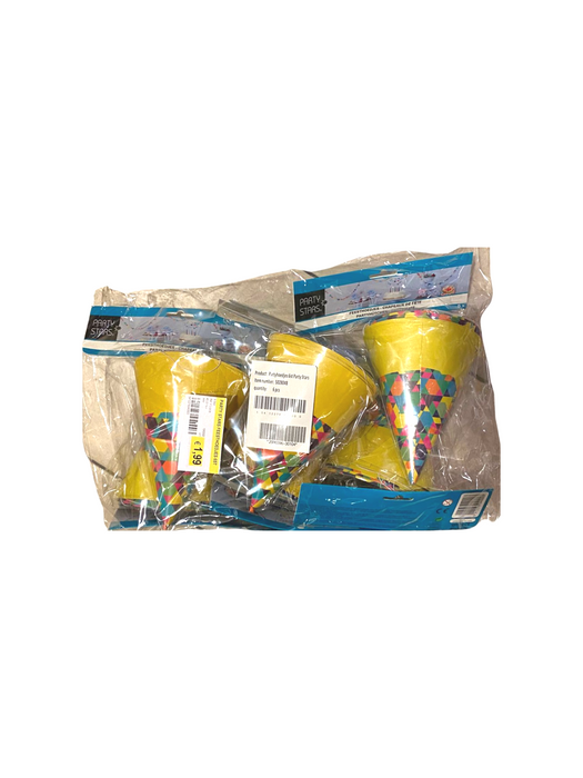 PARTY STARS Feesthoedjes - 6 x 6 Stuks