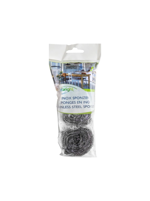 STARBRIGHT Inox Sponzen - 3 Stuks
