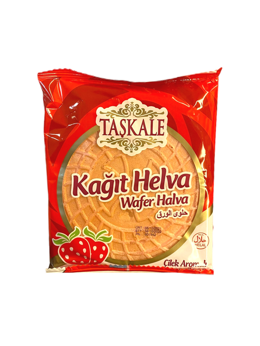 TAŞKALE Kağit Helva Aardbeiensmaak - 45 g