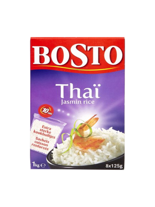 BOSTO Thaï Jasmin rijst - 8 x 125 g