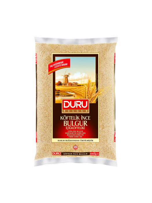 DURU Extra Fijne Bulgur / Koftelik ince bulgur - 1 kg