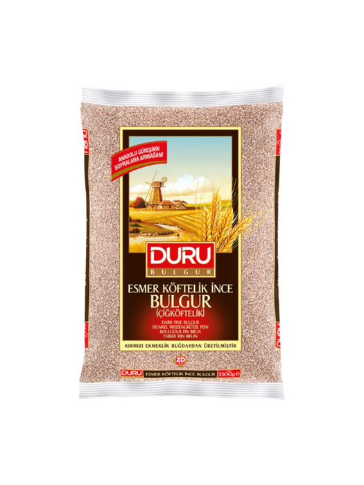 DURU Fijne Bruine Bulgur / Esmer koftelik ince - 1 kg