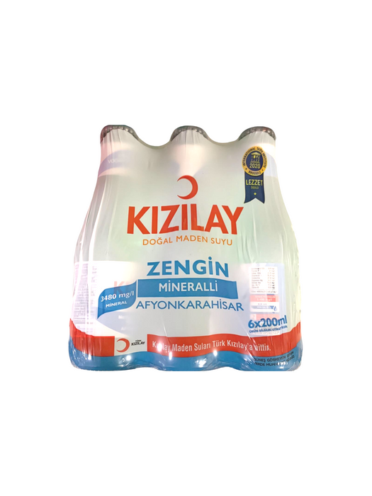 KIZILAY Natuurlijk Mineraal - 6 x 200 ml
