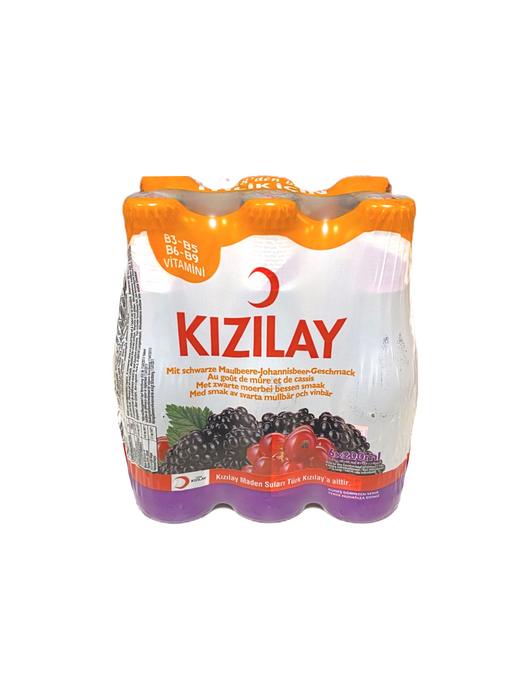 KIZILAY Karadut - Frenk Üzümü - 6 x 200 ml