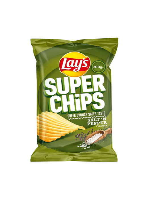LAY'S Salt 'N Pepper Flavour Super Crunch - 200 g