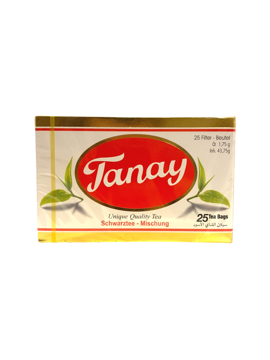 TANAY Zwarte thee - 25 Thee zakjes