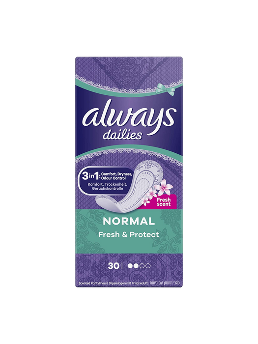 ALWAYS Dailies Normal Fresh & Protect - 30 pads