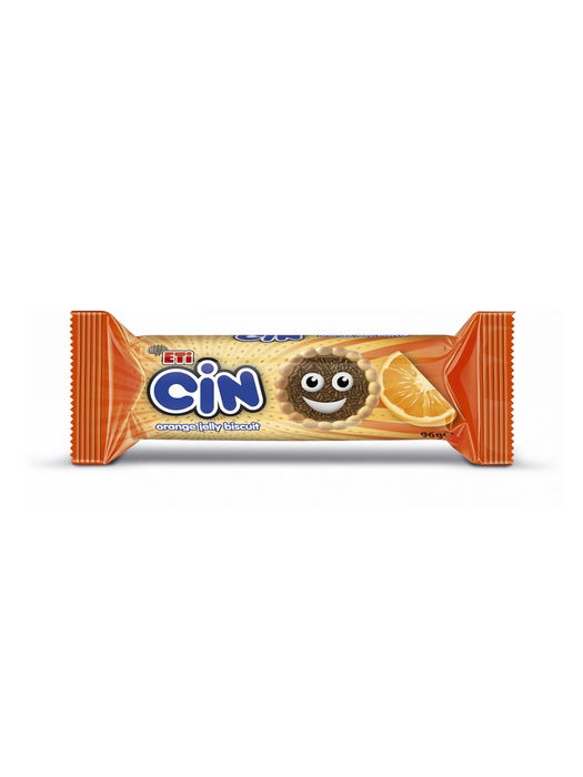 ETI Cin Orange Jelly Biscuit - 96 g