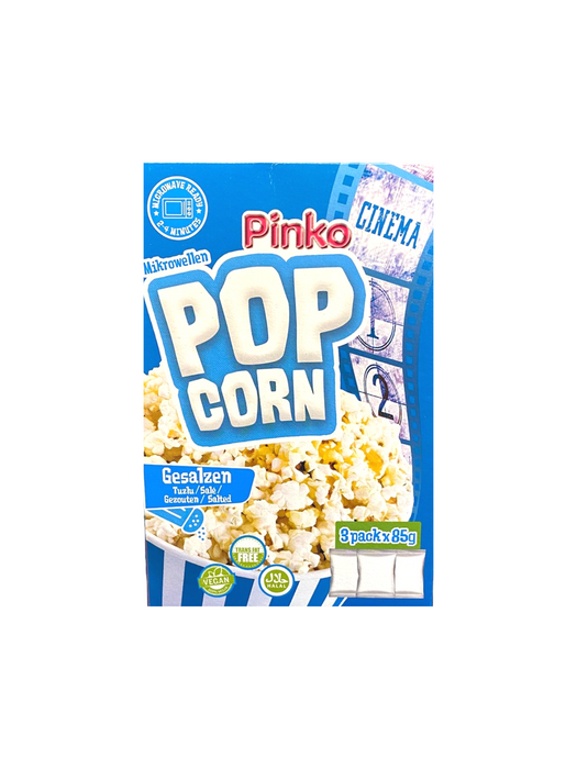 PINKO Popcorn Gezouten - 3 x 85 g