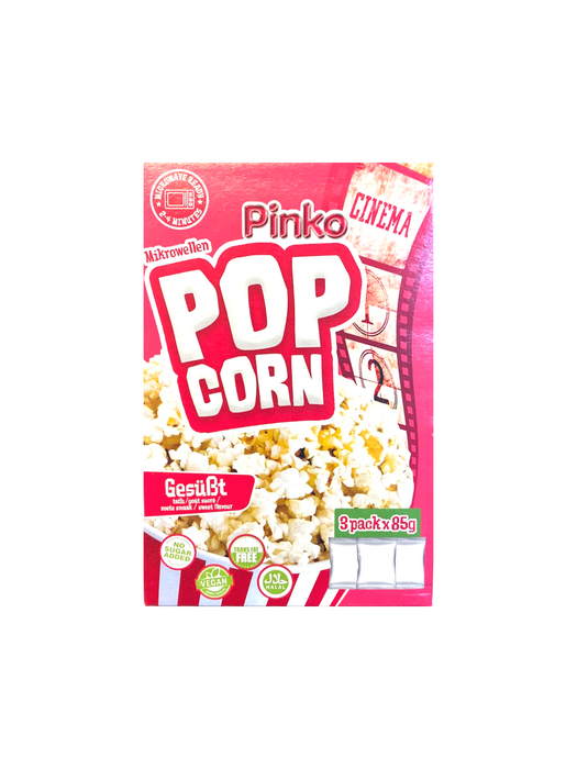 PINKO Popcorn Zoete Smaak - 3 x 85 g
