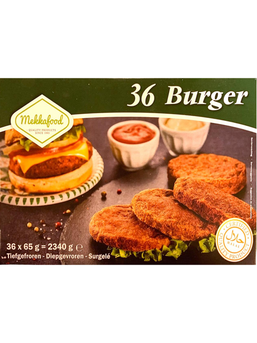 MEKKAFOOD Fijngesneden kippenburger - 2,3 kg / 36 stuks