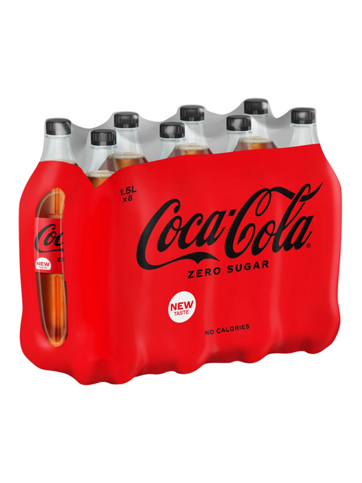 Coca-Cola Zero 8 pack - 8 x 1,5 L