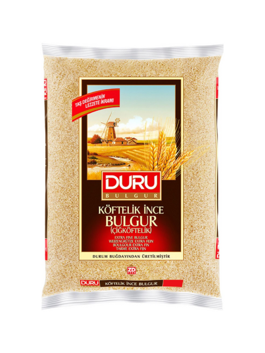 DURU Extra Fijne Bulgur / Koftelik ince bulgur - 2,5 kg