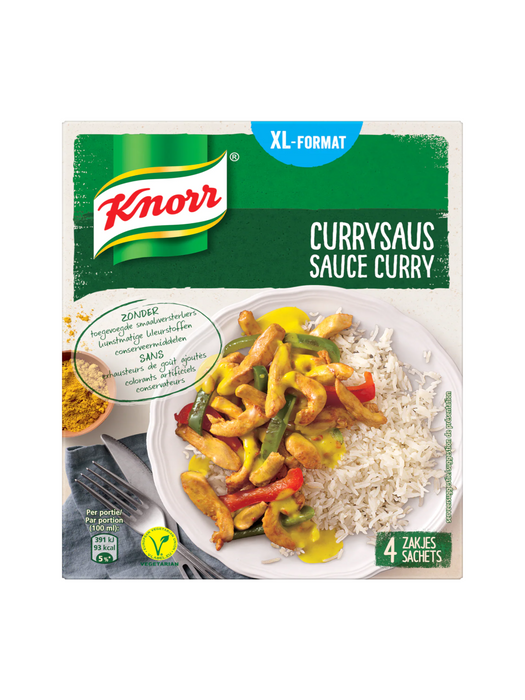 KNORR Currysaus - 4 x 24 g