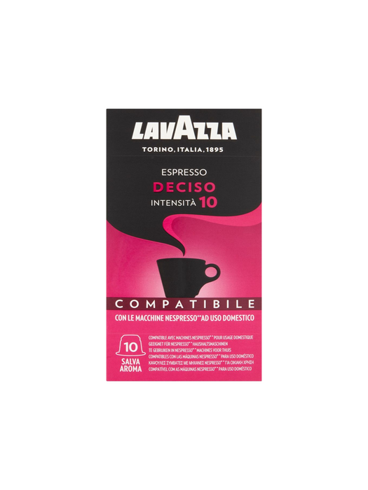 LAVAZZA Gemalen Gebrande Koffie Capsules (intensiteit 10) - 10 capsules