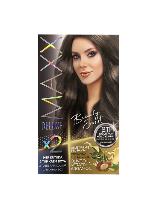 MAXX DELUXE X2 Beauty Expert 8.11 Light Olive Blonde - 1 Stuk