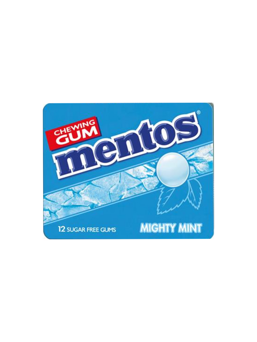 MENTOS Mighty Mint Kauwgom - 12 Stuks