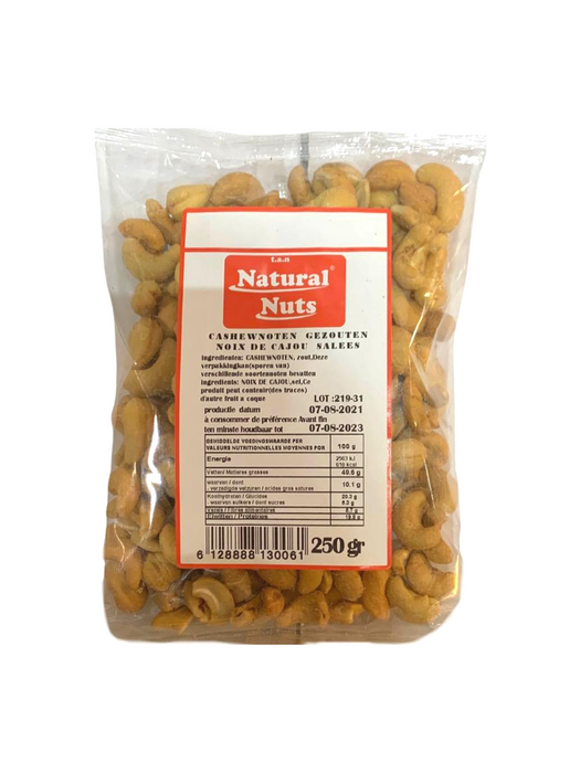NATURAL Cashewnoten / Kaju fıstığı - 250 g