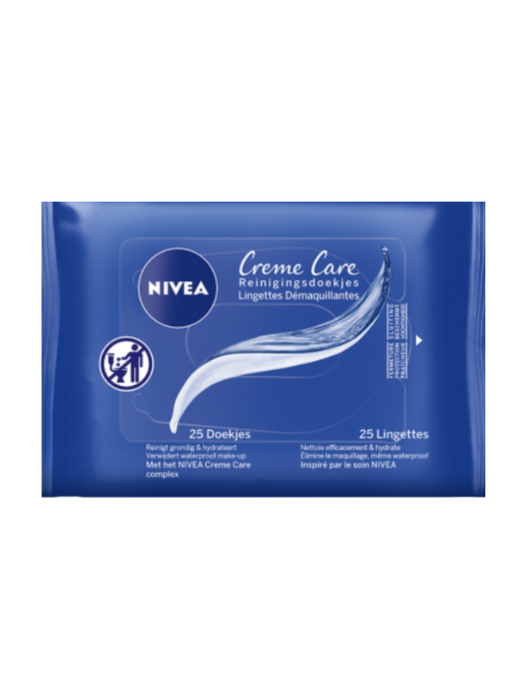 NIVEA Creme Care Reinigingsdoekjes - 25 doekjes