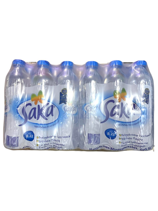 Saka Kleine Flesjes Water - 24 x 0.5 L